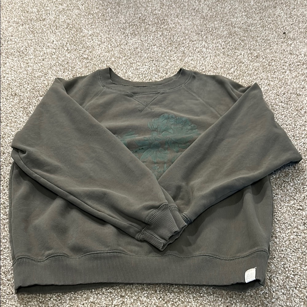 Green Crewneck Sweater
